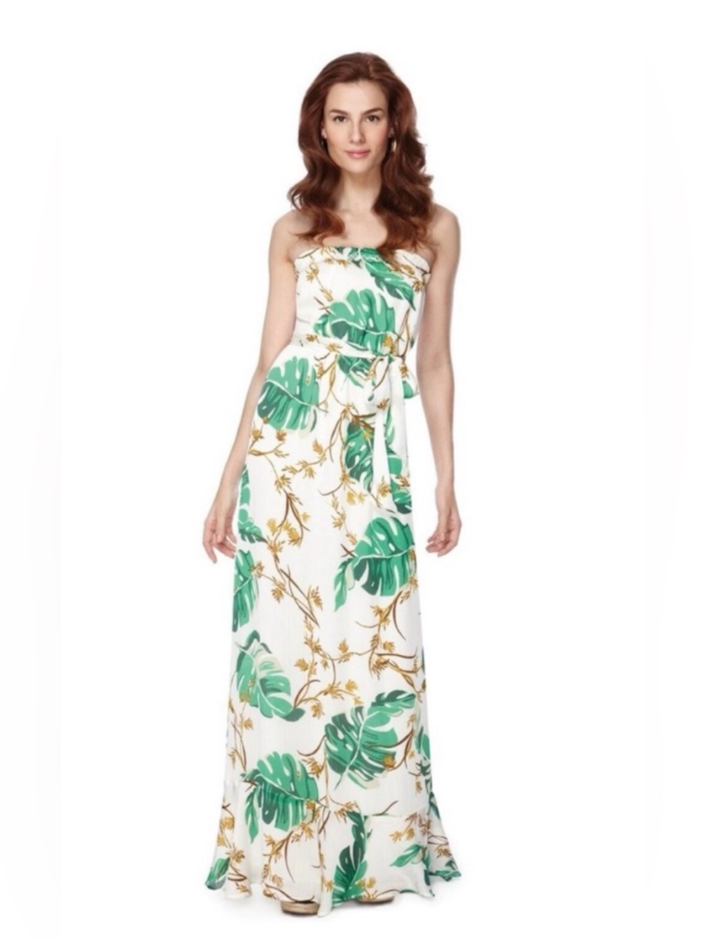 The Webster Miami for Target Palm Print Maxi dress. Size M. Pre-owned